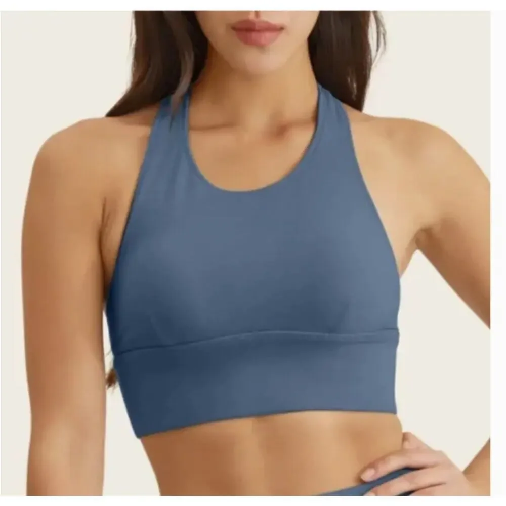 ITALIC Racerback Sports Bra in Black Size XS NWT